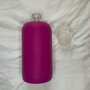 BKR glass water bottle with silicone sleeve